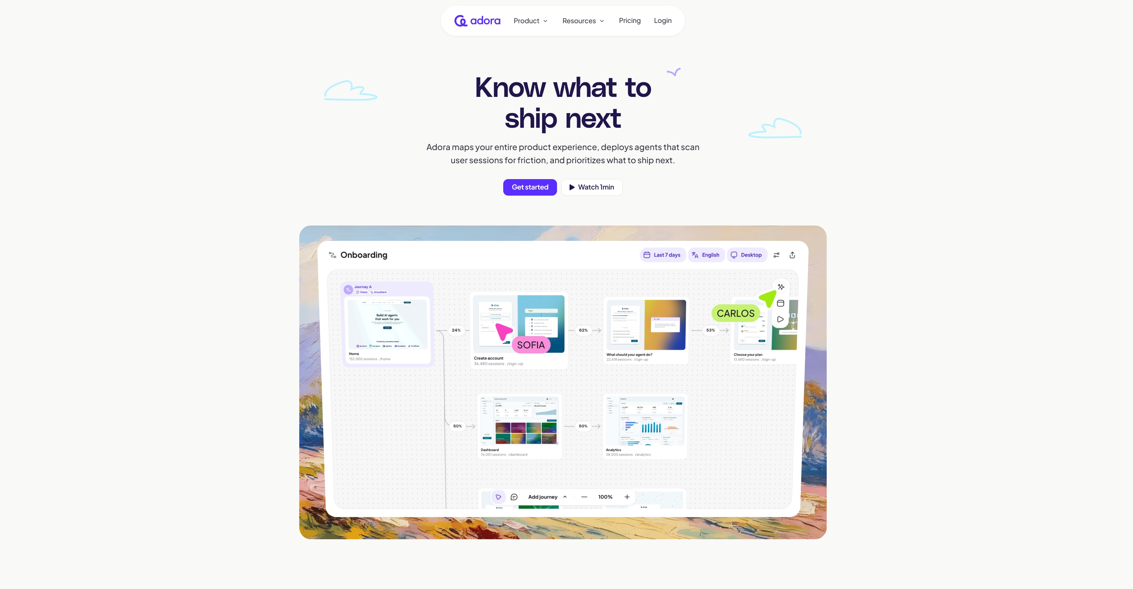 Adora project interface